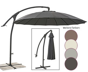 Gardenline Ampelschirm Asia Style Angebot bei Aldi Süd